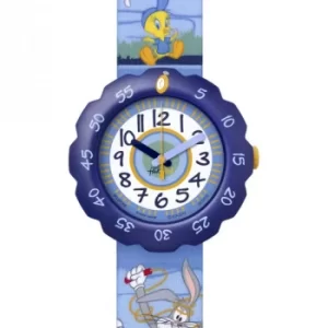 Image of Childrens Flik Flak Looney Tunes Fit and Fun Watch