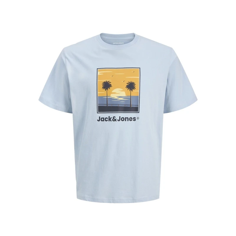 Image of JACK & JONES JUNIOR Printed Short Sleeve T-Shirt blue Cotton 12Y (150CM)