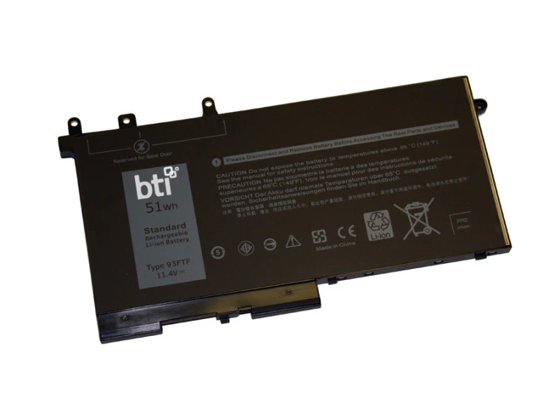 Image of BTI BTI 3-cell 48Wh 451-BBZT compatible laptop battery for Dell Latitude 5480 5490 5580 5590 - 18 month warranty 451-BBZT-BTI
