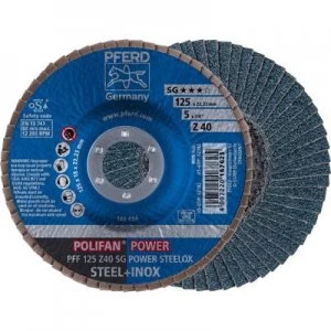 image of PFERD 67684125 POLIFAN-serrated washer PFF 125 Z40 SG POWER STEELOX Diameter 125mm 10 pc(s)