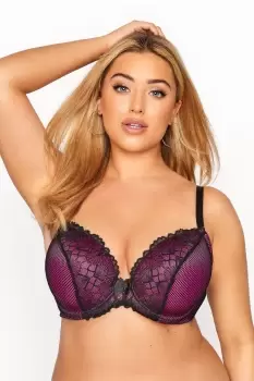 Image of Lace Trim Padded Bra