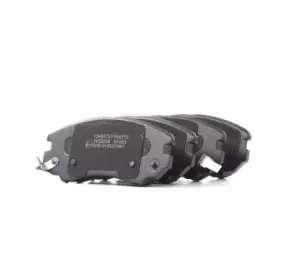 Image of RIDEX Brake pad set HYUNDAI,KIA 402B0177 581011FA50,581012CA10,581012CA11 581012CA20,581012EA10,581012EA11,581012EA20,581012EA21,581012GA01,581012HA10