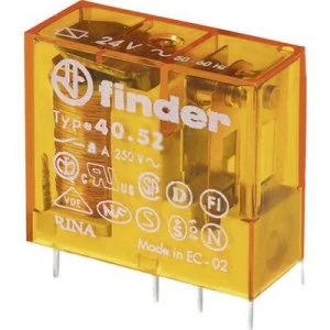 Image of Finder 40.52.8.012.0000 PCB relay 12 V AC 8 A 2 change-overs