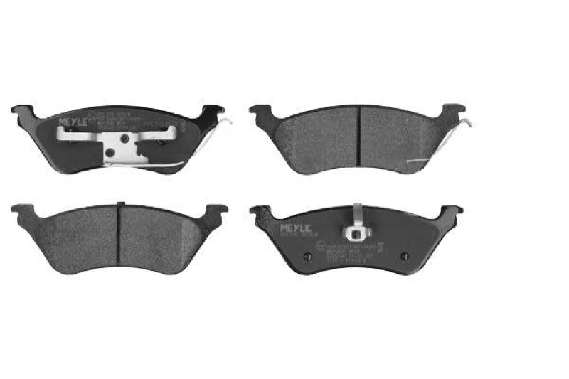 Image of MEYLE 025 240 3616/W Brake pad set Rear Axle, with acoustic wear warning, Original Quality, with anti-squeak plate Brake Pad Set,disc brake (402)