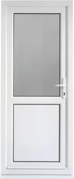 image of Wickes Tamar Pre-hung Upvc Door 2085 x 840mm Left Hung