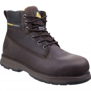 Image of Amblers Mens Safety As170 Lightweight Full Grain Leather Safety Boots Brown Size 10