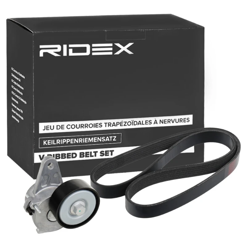 Image of RIDEX 542R0850 V-ribbed belt set V-Ribbed Belt Set (542)