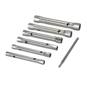 image of Silverline Box Spanner Metric Set 6 Piece 8-19mm