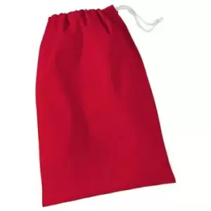 Image of Cotton Stuff Bag - 0.25 To 38 Litres (M) (Classic Red) - Westford Mill