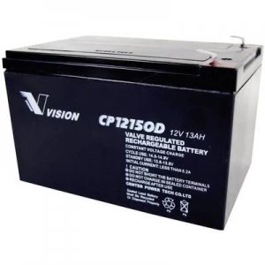 Image of VRLA 12 V 13 Ah Vision Akkus CP12150D CP12150D