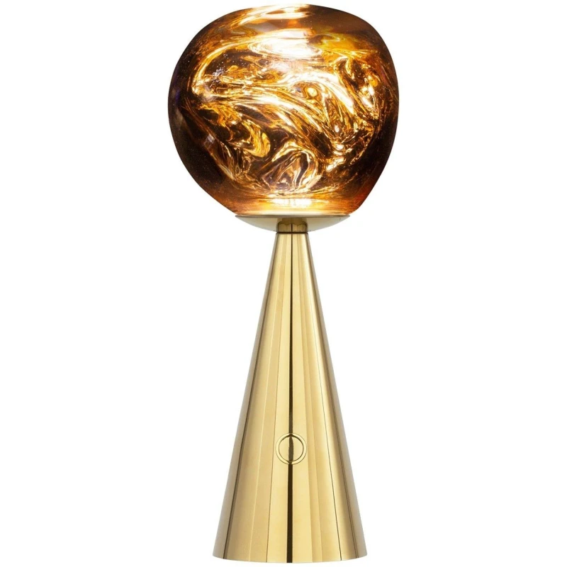 Image of Tom Dixon Melt Portable Lamp - Gold Gold One Size