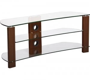Image of Ttap Vision Curve 1000 TV Stand Walnut