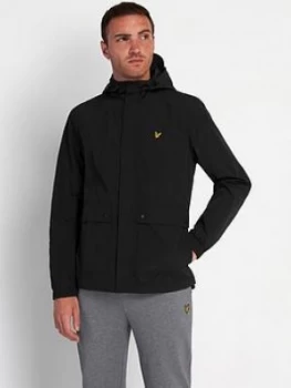 Image of Lyle & Scott Hooded Padded Jacket - Black