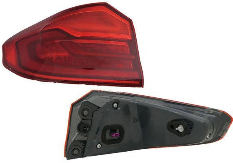 Image of ALKAR 2031845 Rear light Outer section, with bulb holder, Left, LED Combination Rearlight (391)