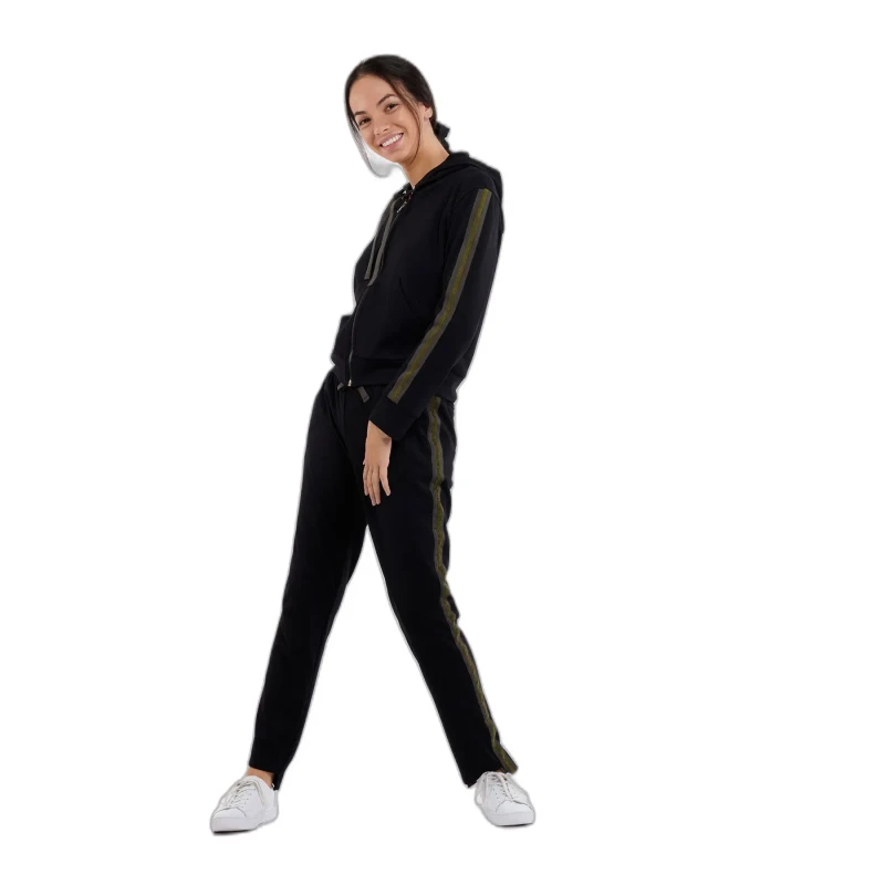 Image of banana moon Womens hooded sweatshirt Banana Moon Taline Batiland Noir Female XS