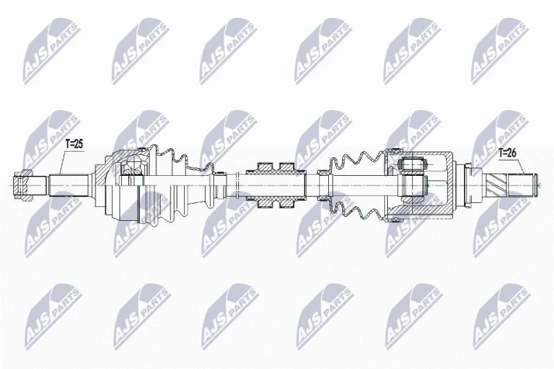 Image of NTY Drive shaft NTY NPW-NS-100