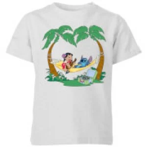 Image of Disney Lilo And Stitch Play Some Music Kids T-Shirt - Grey - 11-12 Years