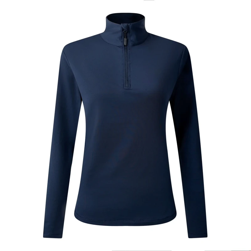 Image of Stretch 1/2 zip base layer For Her Dare 2B Lowline II Bleu Female 42