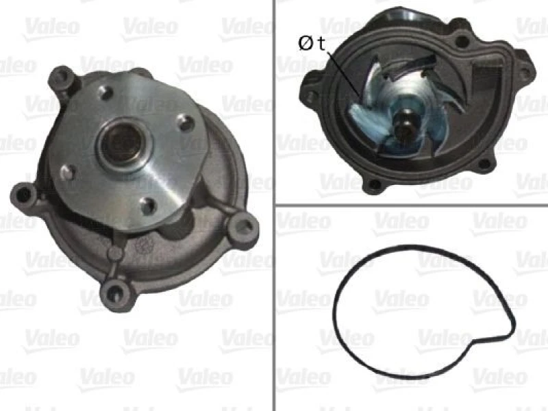 Image of VALEO Water pump VALEO 506899