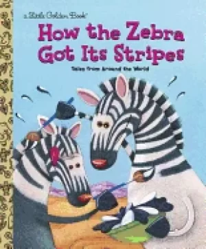 Image of how the zebra got its stripes