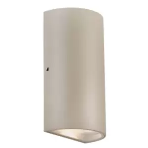 Image of Rold LED Outdoor Up Down Wall Lamp Sanded 3000K IP54