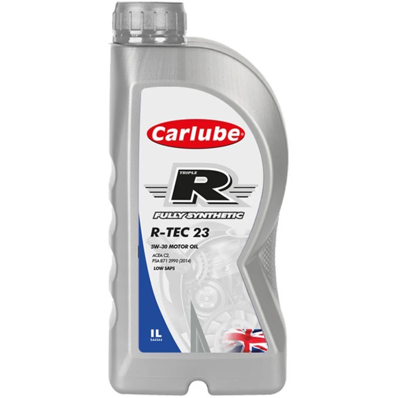 Image of Carlube Engine Oil 1L Triple R 5W30 C2 Low Saps Fully Synthetic 1 Litre Rtec 23