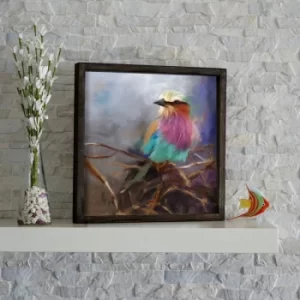 Image of KZM203 Multicolor Decorative Framed MDF Painting