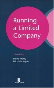 Image of Running a Limited Company by David Impey and Nicholas Montague Paperback