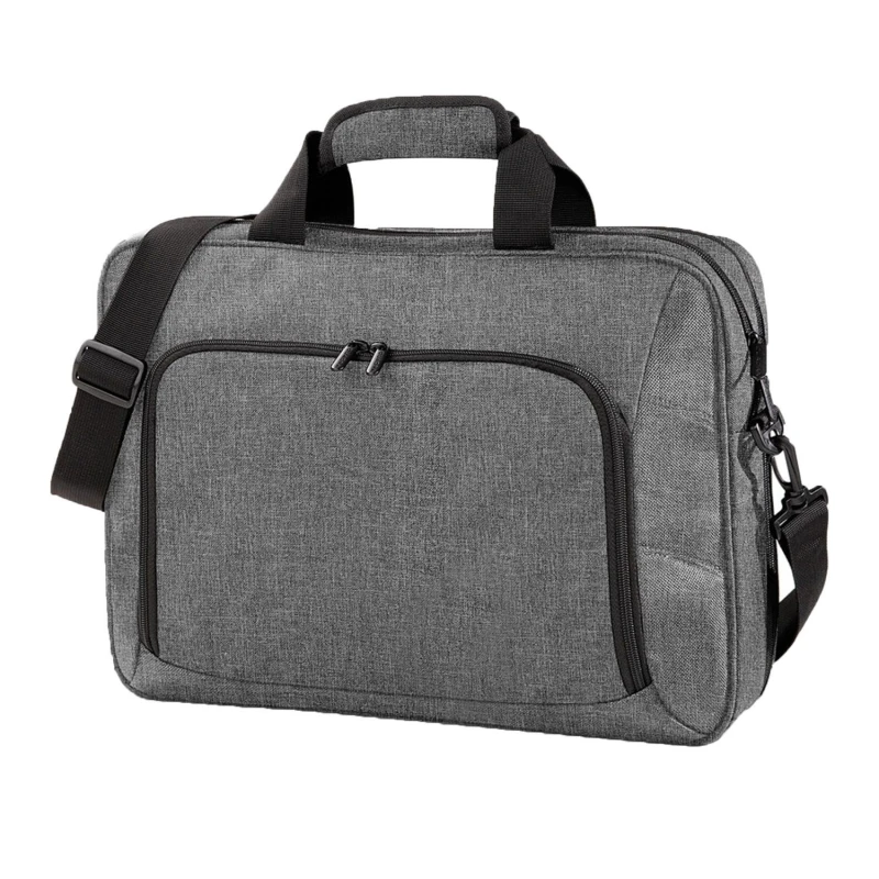Image of Quadra Mens Executive Digital Office Bag (17inch Laptop Compatible) in Grey Grey Male