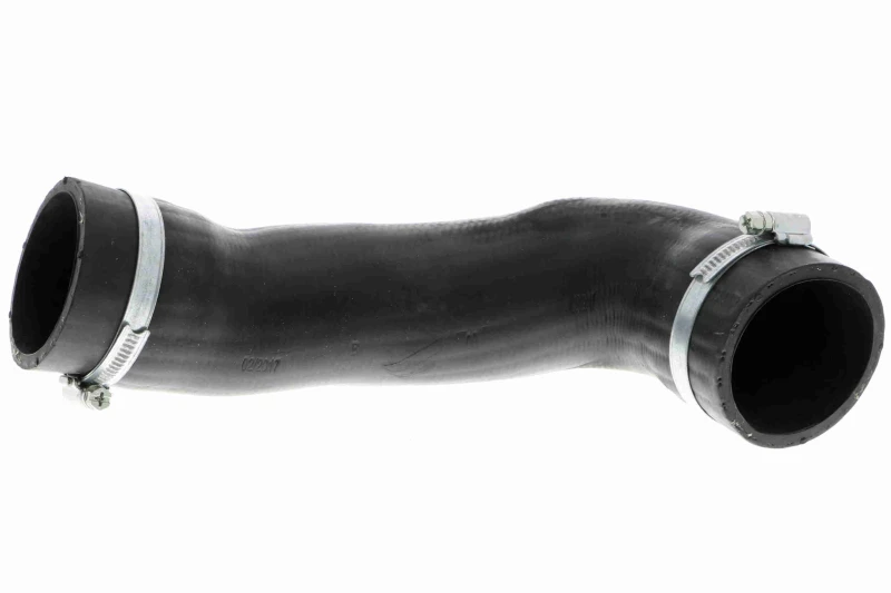 Image of VAICO V10-3805 Turbocharger Hose Rubber with fabric lining, Q+, original equipment manufacturer quality Rubber with fabric lining Charger Intake Hose