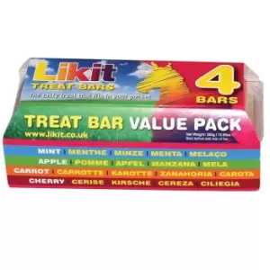 image of Likit Treat Bar Pack of 4 - Multi