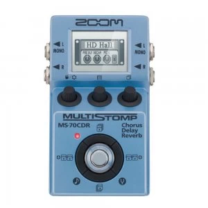 Image of Zoom MS 70CDR MultiStomp Chorus Delay Reverb Pedal