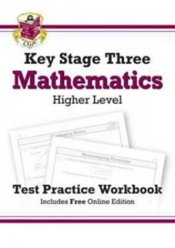 Image of Ks3 Maths Test Practice Workbook - Higher Hardback