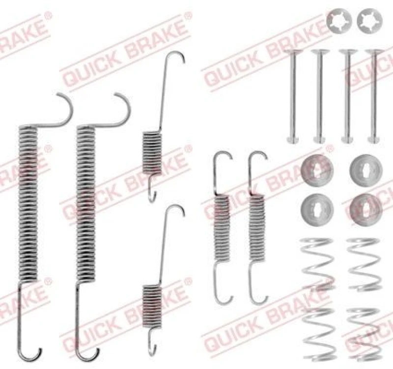 Image of QUICK BRAKE Brake shoe fitting kit QUICK BRAKE 105-0630