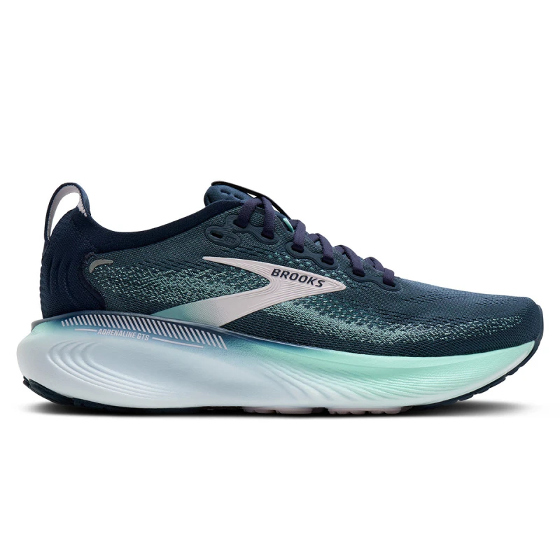 Image of Brooks Brooks Adrenaline GTS 25 Womens Spellbound/yucca/pink - Navy / 5 / Standard
