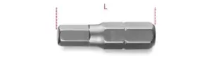 Image of Beta Tools 861 PE 10x 1/4" Hex Dr Hexagon Bit for Power Driver 2.5mm 008610105