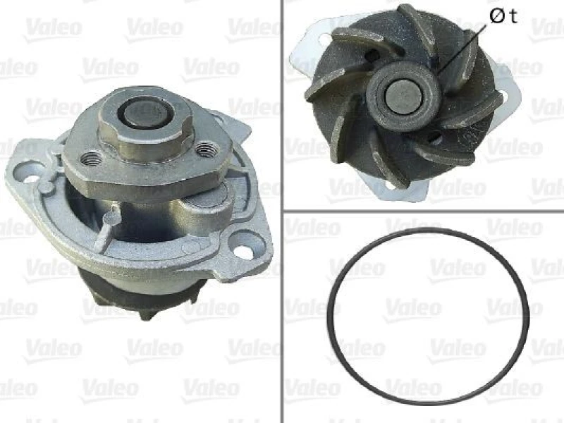 Image of Water pump VALEO 506798