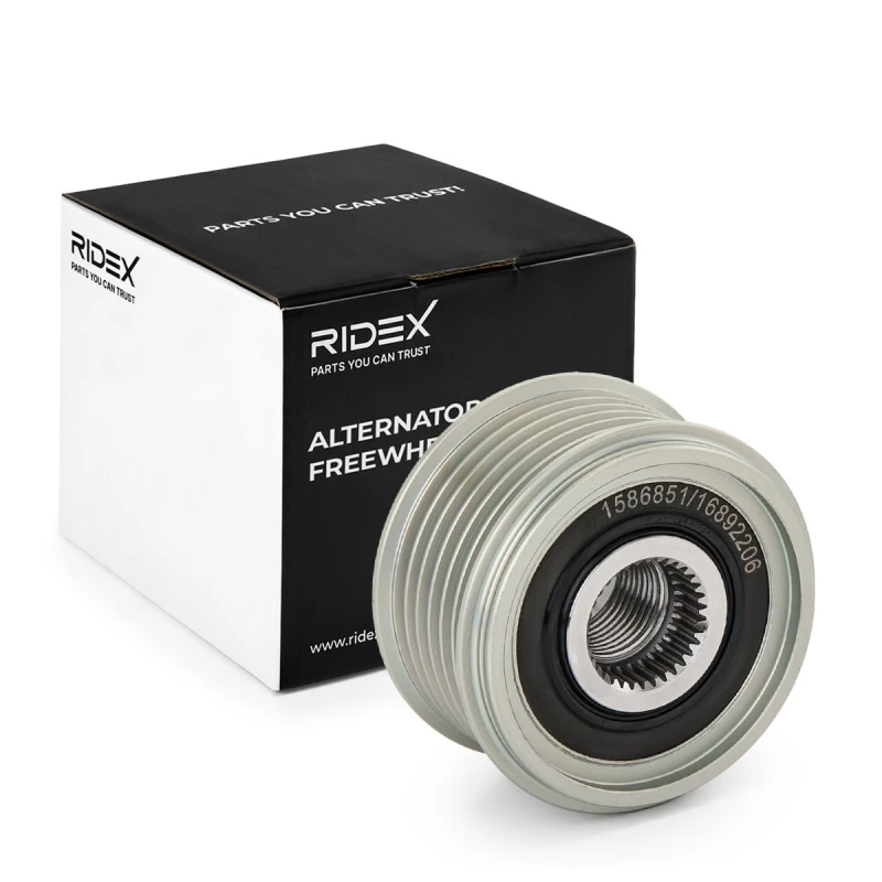 Image of RIDEX Alternator clutch pulley RIDEX 1390F0105