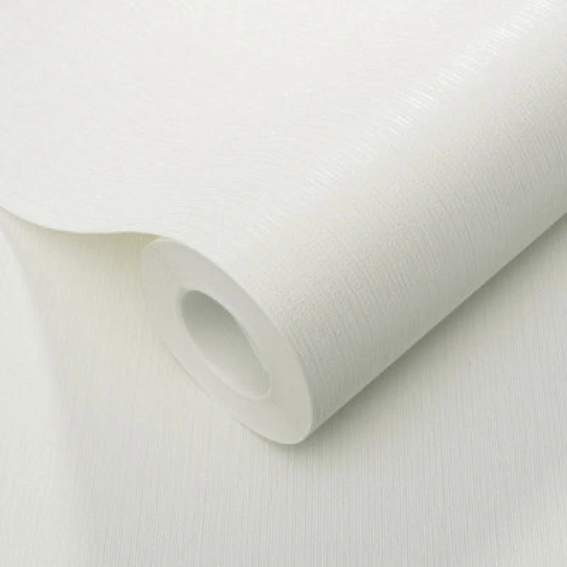 Image of Erismann Erismann Soft Loom White Vinyl Wallpaper white