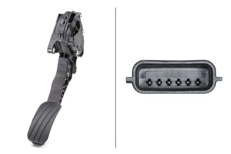 Image of HELLA Accelerator pedal position sensor HELLA 6PV 009 978-781