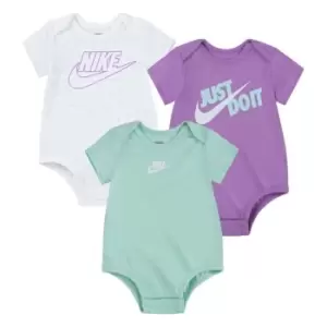 Image of Nike Ess 3Pk Bdysuit Bb99 - Green