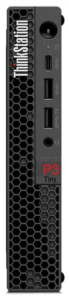 Lenovo ThinkStation P3 Tiny Intel Core i9 i9-13900T 32GB DDR5-SDRAM 1TB SSD NVIDIA T1000 Windows 11 Pro Mini PC Workstation Black 30H0001NUK