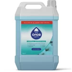 Image of OrcaGel Orca Hygiene 5L Viricidal Surface Disinfectant - Cotton Fresh