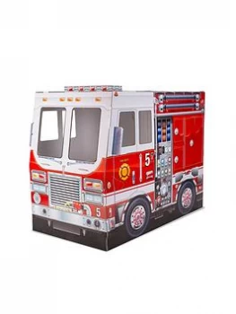 image of Melissa & Doug Fire Truck Indoor Playhouse, One Colour