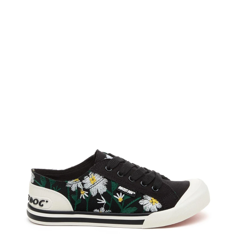 Image of Rocket Dog Rocket Dog Jazzin Plimsoll - Black Size 5, Women Black W5G6L Female 5
