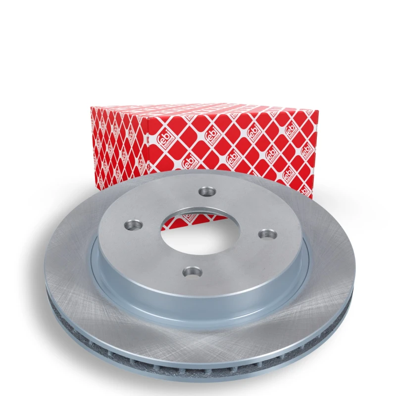 Image of FEBI BILSTEIN 05644 Brake disc Rear Axle, internally vented, Coated Brake Disc (82)