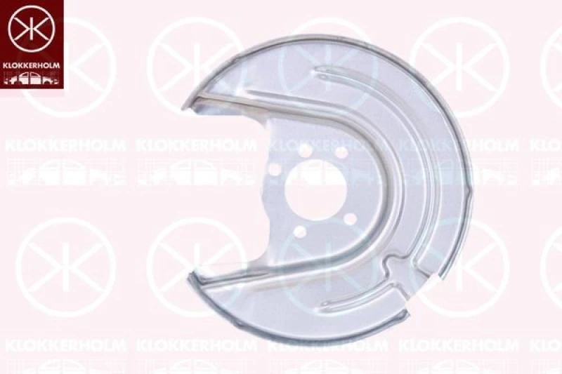 Image of KLOKKERHOLM Brake disc backing plate KLOKKERHOLM 7522877