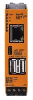 Image of Kunbus RevPi Core 3+, Industrial Computer, 10W, 1.2 GHz Quad-Core, BCM2837 1.2 GHz, 1 GB (RAM), 32GB (Flash), 4 Linux