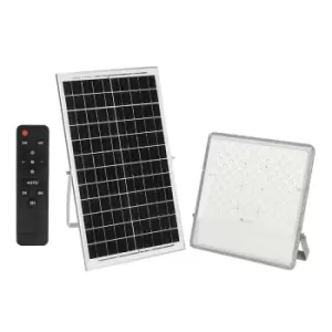 Image of ENER-J 300W LED Floodlights with Solar Panels, 35.5W Solar Panel, 30AH Battery, 3000 lumens