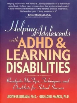 Image of Helping Adolescents with Adhd and Learning Disabilities by Judith Greenbaum Paperback